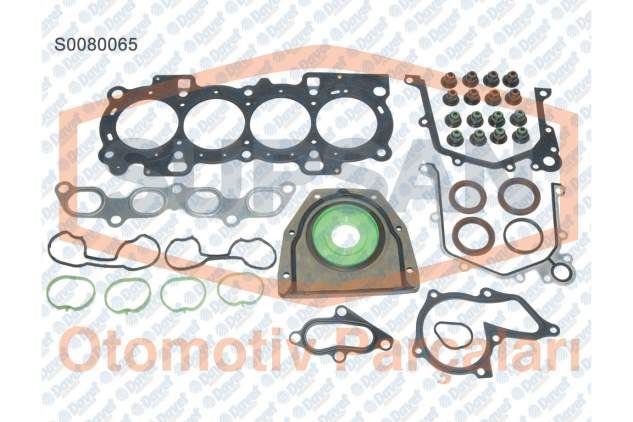 SUPSAN S0080065 Motor Takim Conta (Keceli-Subap Lastikli) S.K.C Dahil Ford Focus 1.6 16v Zetec-S Duratec Efi 98-04